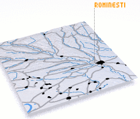 3d view of Romîneşti