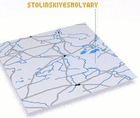 3d view of Stolinskiye Smolyary