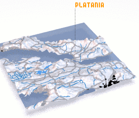 3d view of Platánia