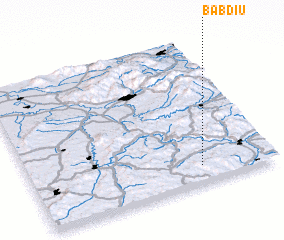 3d view of Băbdiu