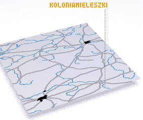 3d view of Kolonia Mieleszki