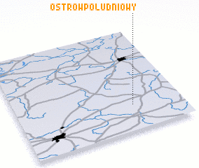 3d view of Ostrów Południowy