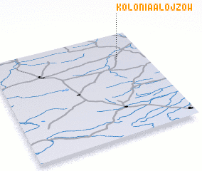 3d view of Kolonia Alojzów