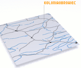 3d view of Kolonia Obrowiec