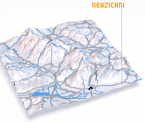 3d view of Néa Zíchni