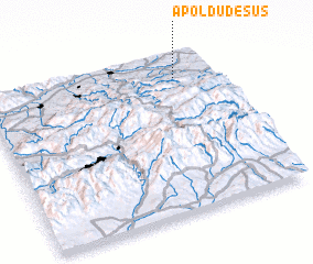 3d view of Apoldu de Sus