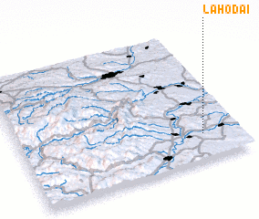 3d view of La Hodăi