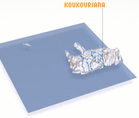 3d view of Koukourianá