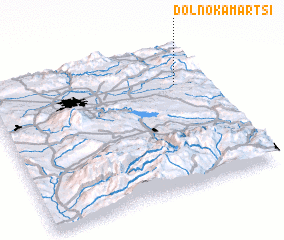 3d view of Dolno Kamartsi