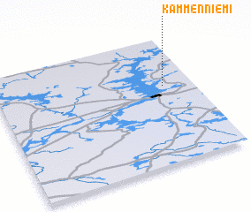 3d view of Kämmenniemi