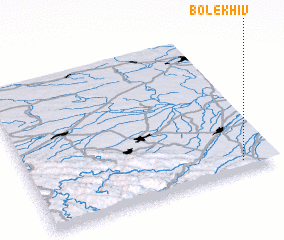 3d view of Bolekhiv