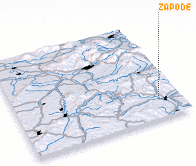 3d view of Zăpode