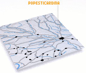 3d view of Popeşti Cardina