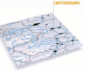 3d view of Cantonu-Gării