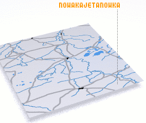 3d view of Nowa Kajetanówka