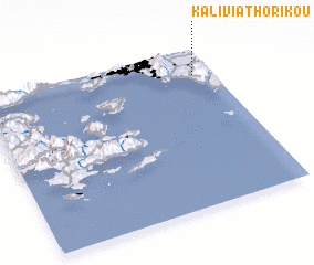 3d view of Kalívia Thorikoú