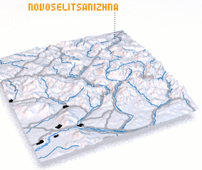 3d view of Novoselitsa Nizhna