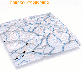 3d view of Novoselitsa Vyzhna