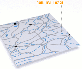 3d view of Naujieji Lažai