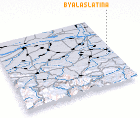 3d view of Byala Slatina