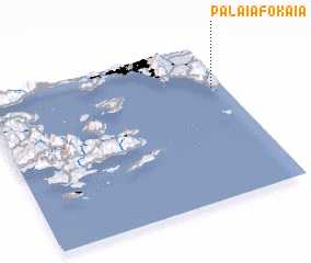 3d view of Palaiá Fókaia