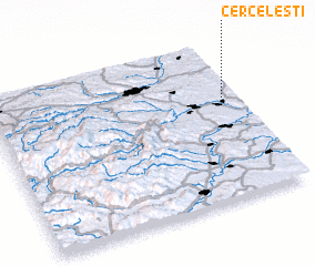 3d view of Cerceleşti