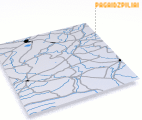 3d view of Pagaidžpiliai