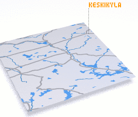 3d view of Keskikylä