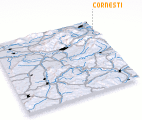 3d view of Corneşti