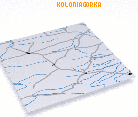 3d view of Kolonia Górka