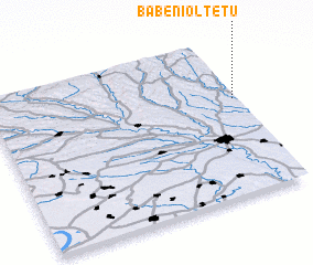 3d view of Băbeni-Olteţu