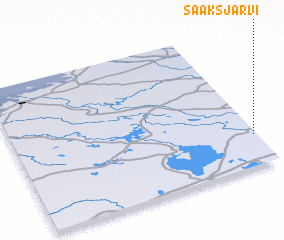 3d view of Sääksjärvi