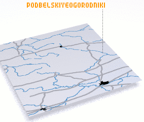 3d view of Podbelʼskiye Ogorodniki