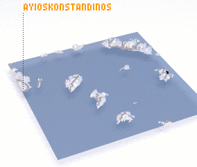 3d view of Áyios Konstandínos