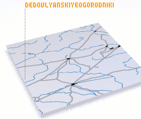 3d view of Dedovlyanskiye Ogorodniki