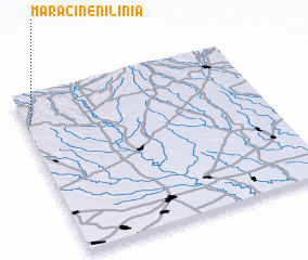 3d view of Mărăcineni-Linia