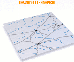 3d view of Bolʼshiye Sekhnovichi