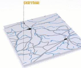 3d view of Skryniai