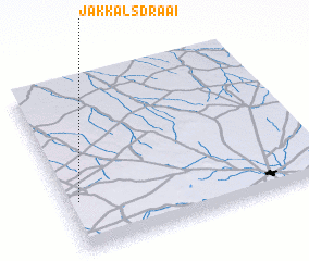 3d view of Jakkalsdraai
