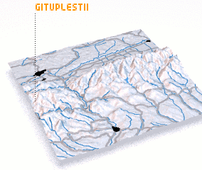 3d view of Gîtu Pleştii