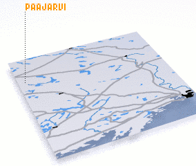 3d view of Pääjärvi