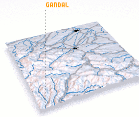 3d view of Gandalʼ