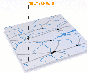 3d view of Malyye Rozhki