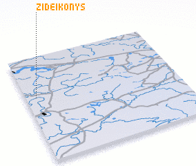 3d view of Žideikonys