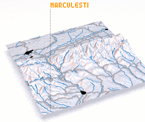 3d view of Mărculeşti