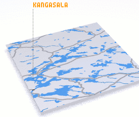 3d view of Kangasala