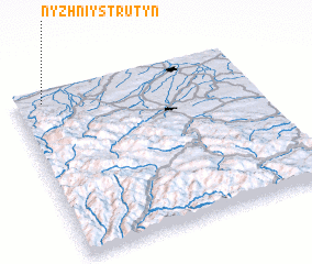 3d view of Nyzhniy Strutynʼ