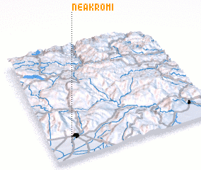 3d view of Néa Krómi