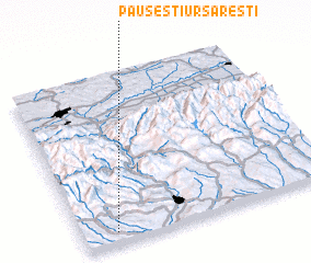 3d view of Păuşeşti-Ursăreşti