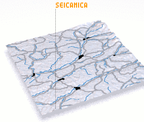 3d view of Şeica Mică